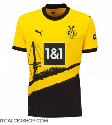 Borussia Dortmund Prima Maglia Femmina 2023-24 Manica Corta